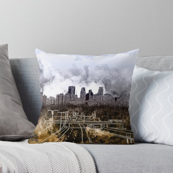 Item preview, minneapolis skyline 3 designed and sold by BekimART.