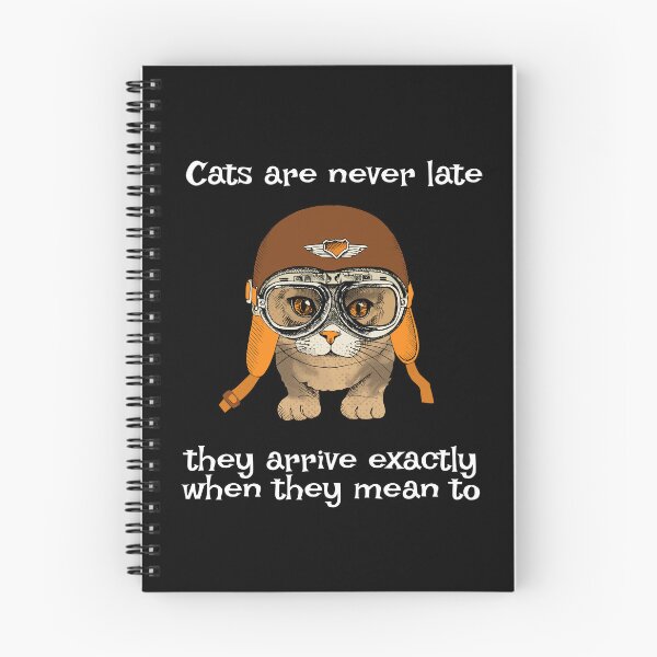 Item preview, Cats are never late — they arrive exactly when they mean to designed and sold by FRAZAstore.