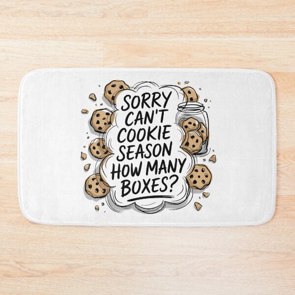 Item preview, Sorry Can't Cookie Season How Many Boxes - This fun gift is perfect for cookie lovers, baking enthusiasts, and dedicated fundraiser supporters. designed and sold by ZyziowskyArt.