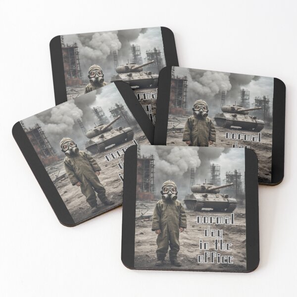 Item preview, Normal Day In The Office - Against Mordern World - Apocalipse designed and sold by Domel Dirty Draft.