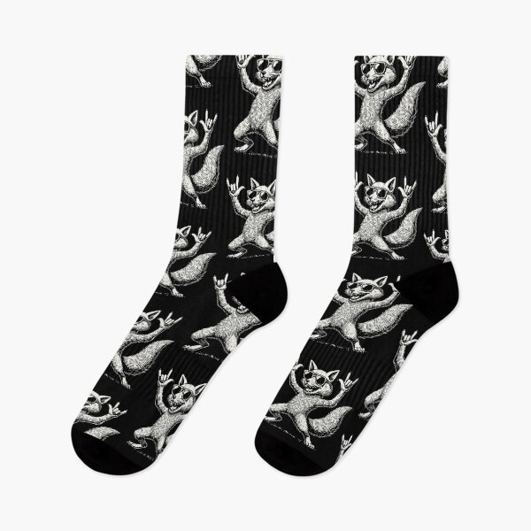 Item preview, Rock Music Funny Fox Concert designed and sold by LuminOrb.