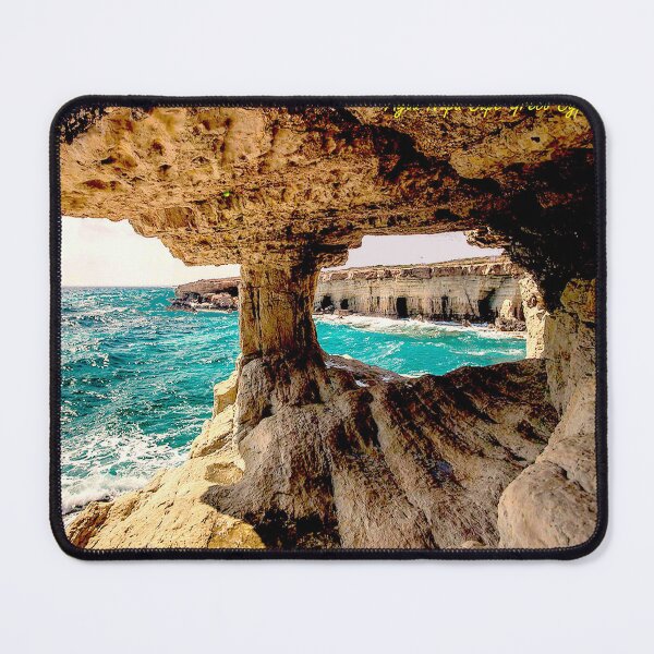 Item preview, Cape Greco Ayla Napa Cyprus : Advertising Landscape Print designed and sold by posterbobs.