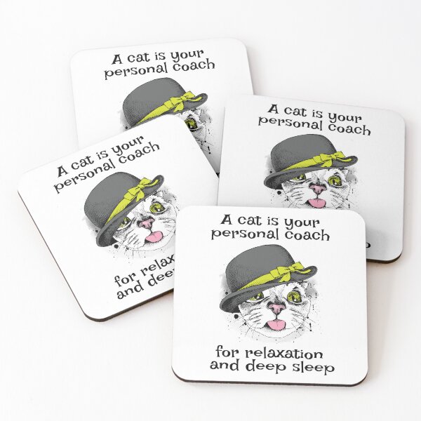 Item preview, A cat is your personal coach for relaxation and deep sleep designed and sold by FRAZAstore.