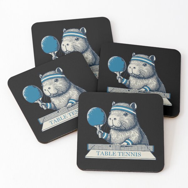 Item preview, Capybara Table Tennis Fun With Table Tennis Racket designed and sold by LuminOrb.