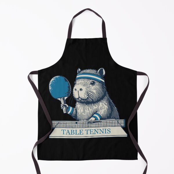 Item preview, Capybara Table Tennis Fun With Table Tennis Racket designed and sold by LuminOrb.