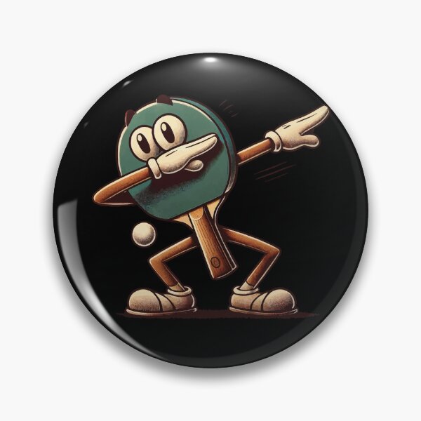 Item preview, Dabbing Table Tennis Bat Cartoon Funny designed and sold by LuminOrb.