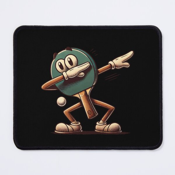 Item preview, Dabbing Table Tennis Bat Cartoon Funny designed and sold by LuminOrb.