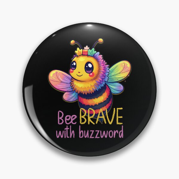 Item preview, Bee Brave with Buzzword Inspirational designed and sold by Taans-Creation.