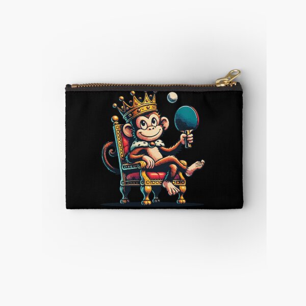 Item preview, Monkey King Of Ping Pong Royalty Fun designed and sold by LuminOrb.