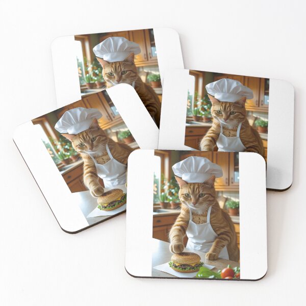 Item preview, A Ccat making burger designed and sold by Designfs.