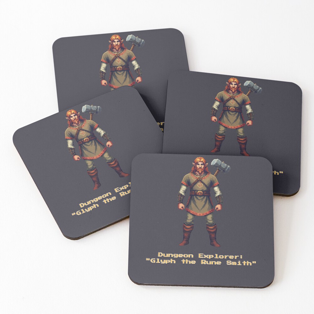 Item preview, Coasters (Set of 4) designed and sold by ThreadEclectic.