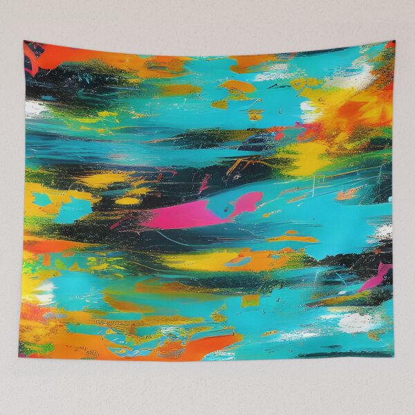 Item preview, High-Energy Abstract Art | 004 designed and sold by Artful-Abstract.