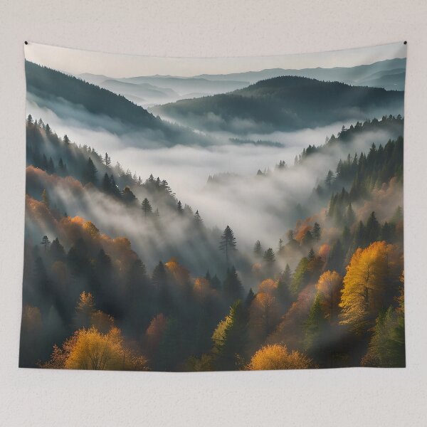 Item preview, Enchanted Misty Forest designed and sold by Pixel Press Prints.