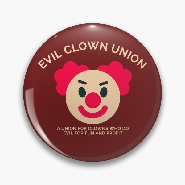 Item preview, Evil Clown Union designed and sold by goblinbabe.