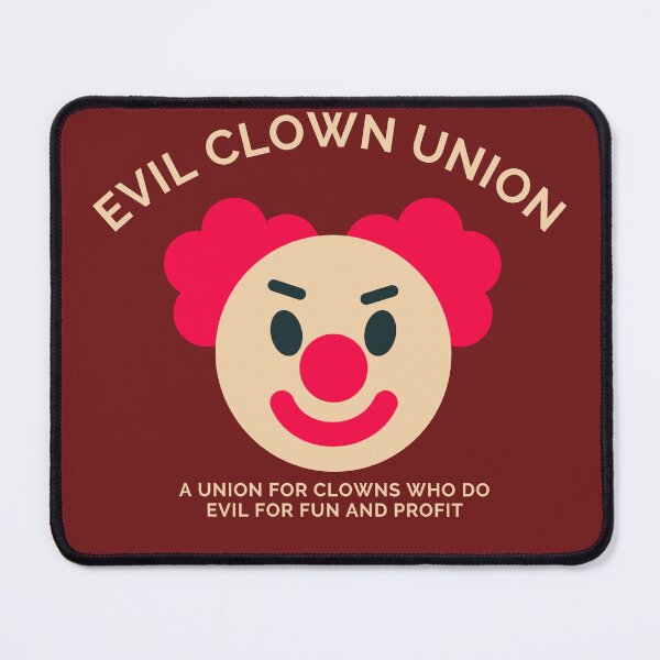 Item preview, Evil Clown Union designed and sold by goblinbabe.