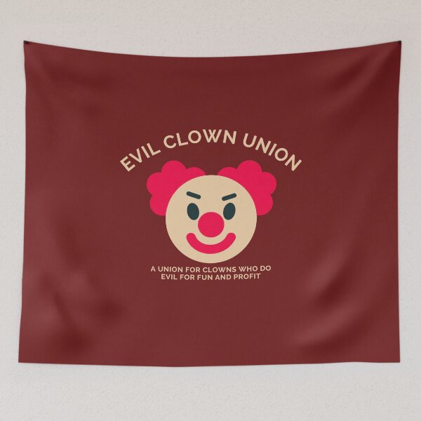 Item preview, Evil Clown Union designed and sold by goblinbabe.