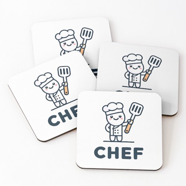 Item preview, Happy Chef with Spatula designed and sold by Akioos.