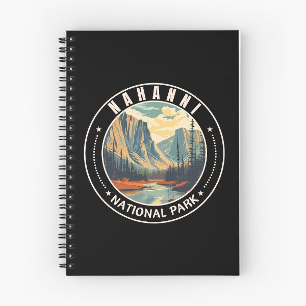 Item preview, Nahanni National Park in Northwest Territories Canada Retro Travel Art Emblem designed and sold by MaateoDesign.