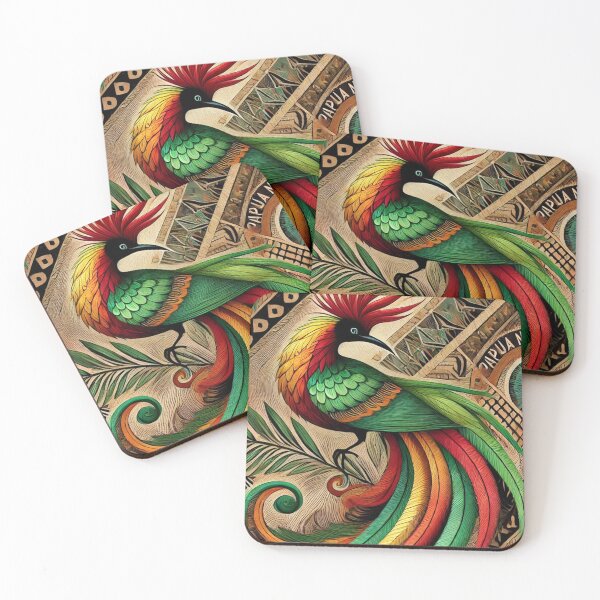 Item preview, Bird of Paradise Elegance – Papua New Guinea Heritage Fabric Design designed and sold by DiiStyle.