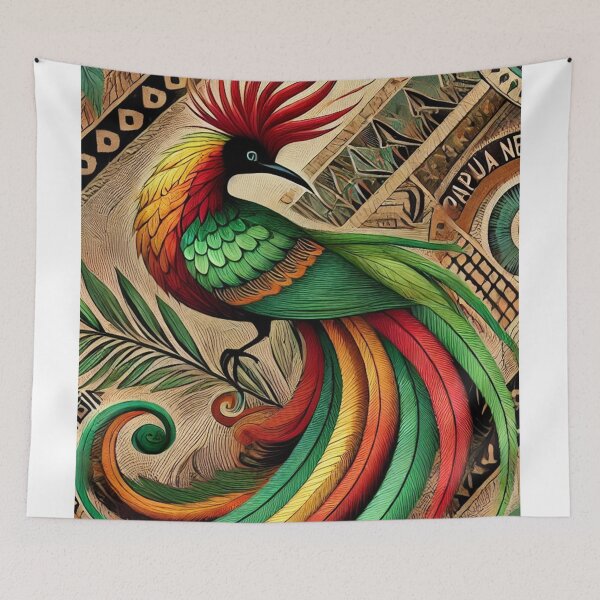 Item preview, Elegancia de las aves del paraíso: diseño de tejidos tradicionales de Papúa Nueva Guinea designed and sold by DiiStyle.