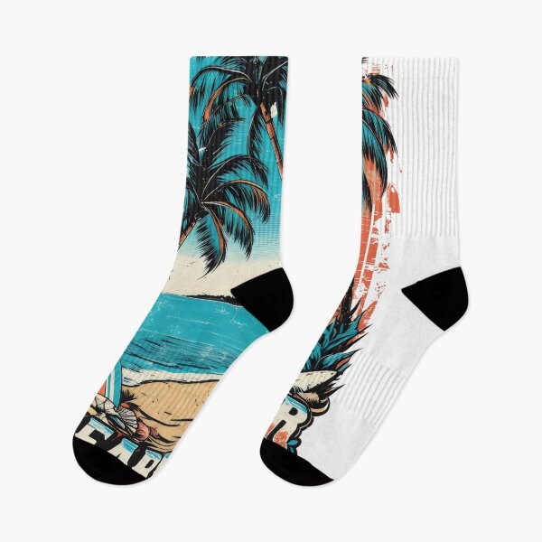 Item preview, Clearwater Florida Vintage Beach Design – Palm Trees, Surfboards & Coastal Vibes designed and sold by WarFX Designs.