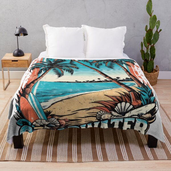Item preview, Clearwater Florida Vintage Beach Design – Palm Trees, Surfboards & Coastal Vibes designed and sold by WarFX Designs.