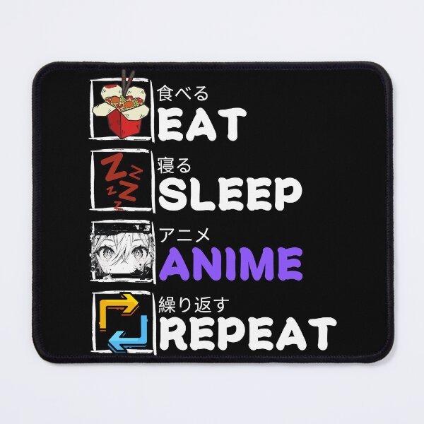 Item preview, Eat Sleep Anime Repeat - Japanese Otaku Life Design designed and sold by LuxurySarahh.