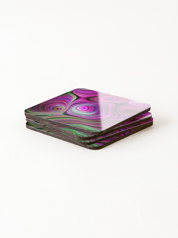 Thumbnail 4 of 5, Coasters (Set of 4), Dynamic Pattern Designs designed and sold by Solarstorm-1.