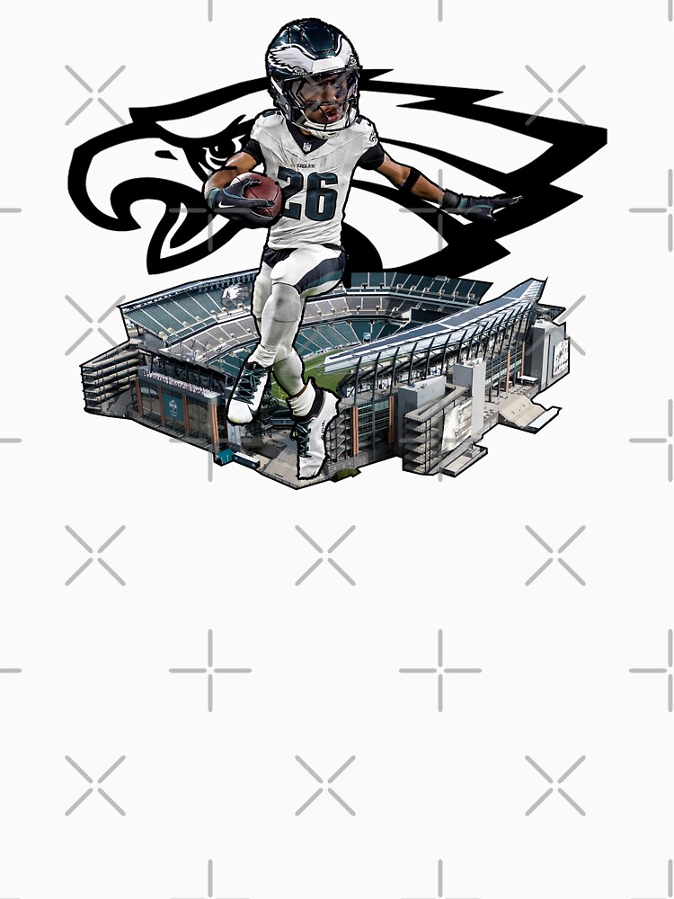 Thumbnail 3 of 3, Fitted Scoop T-Shirt, Saquon Out The Stadium designed and sold by GoBirdsGo.