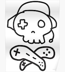 The Kick-Ass Gamer Show Drawing Logo Poster
