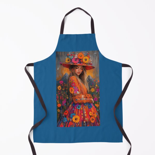 Item preview, Vibrant Grace: Peruvian Woman in Bloom designed and sold by ArtVibeCo.