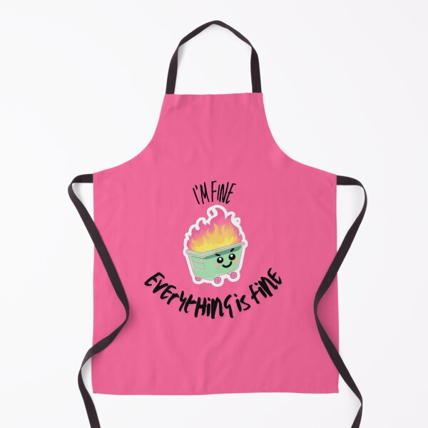 Item preview, Smiling Dumpster on Fire - Everything is Fine designed and sold by DewanDesigns.
