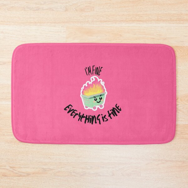 Item preview, Smiling Dumpster on Fire - Everything is Fine designed and sold by DewanDesigns.