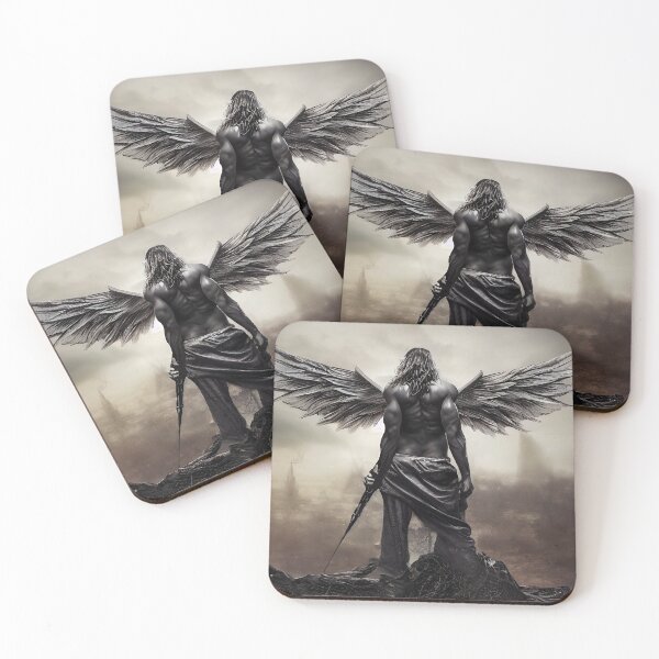 Item preview, Dark Fantasy Anime Warrior in a Post-Apocalyptic World designed and sold by Amr Siam.