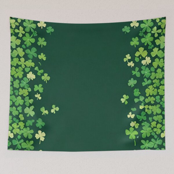 Item preview, Shamrock Border Bliss designed and sold by LyssasMindArt.