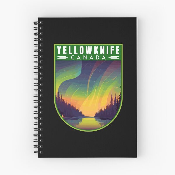 Item preview, Yellowknife in Northwest Territories Canada Retro Travel Art Emblem designed and sold by MaateoDesign.