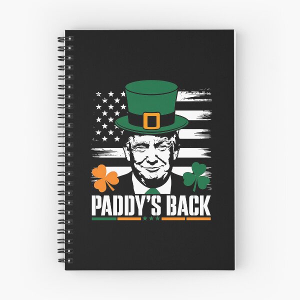 Item preview, Funny Trump Paddy's Back - This funny gift is perfect for Trump fans, Irish humor enthusiasts, and anyone looking for a unique St. Patrick's Day accent. designed and sold by ZyziowskyArt.