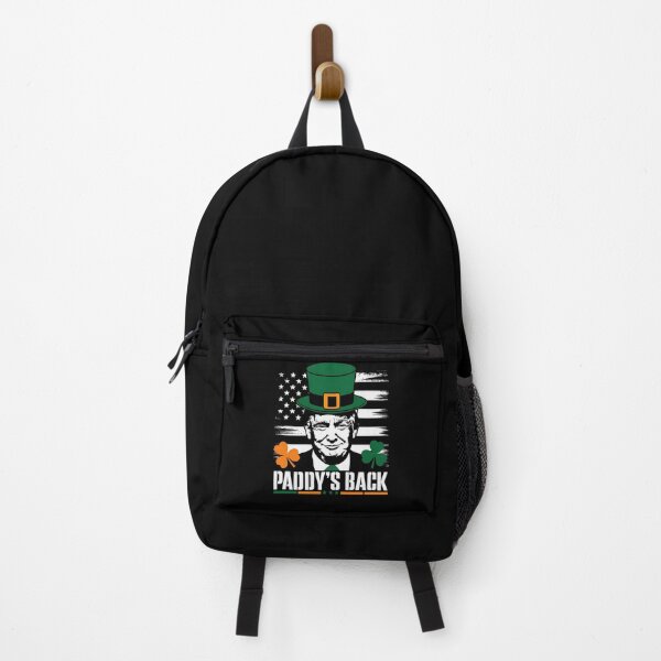 Item preview, Funny Trump Paddy's Back - This funny gift is perfect for Trump fans, Irish humor enthusiasts, and anyone looking for a unique St. Patrick's Day accent. designed and sold by ZyziowskyArt.