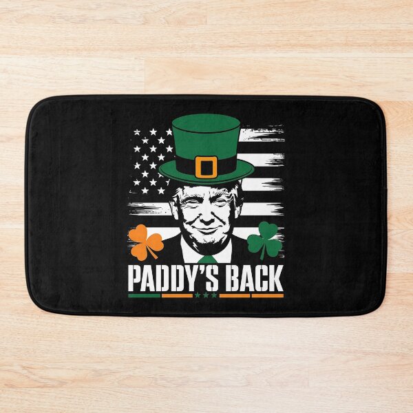 Item preview, Funny Trump Paddy's Back - This funny gift is perfect for Trump fans, Irish humor enthusiasts, and anyone looking for a unique St. Patrick's Day accent. designed and sold by ZyziowskyArt.