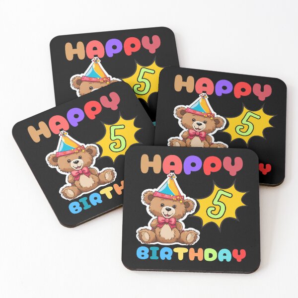 Item preview, Happy 5th Birthday designed and sold by Bawek85Designs.