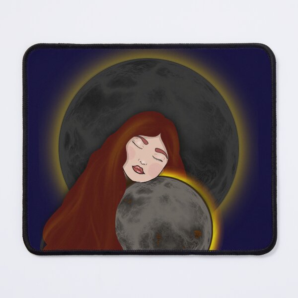 Item preview, Moon Girl - Mystical Celestial Woman Art designed and sold by artbyomurr.