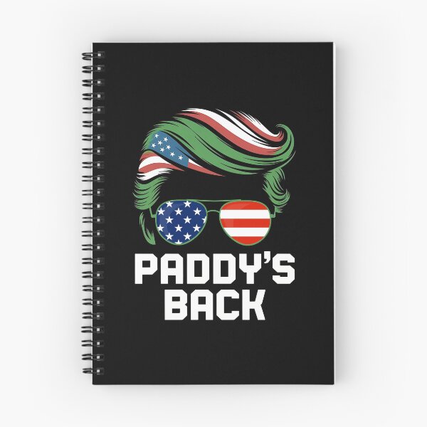 Item preview, Funny Trump Paddy's Back - This funny gift is perfect for Trump fans, Irish humor enthusiasts, and anyone looking for a unique St. Patrick's Day accent. designed and sold by ZyziowskyArt.