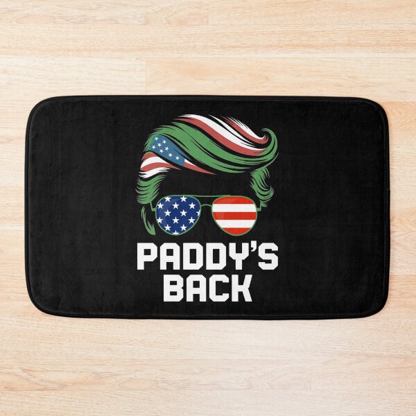 Item preview, Funny Trump Paddy's Back - This funny gift is perfect for Trump fans, Irish humor enthusiasts, and anyone looking for a unique St. Patrick's Day accent. designed and sold by ZyziowskyArt.