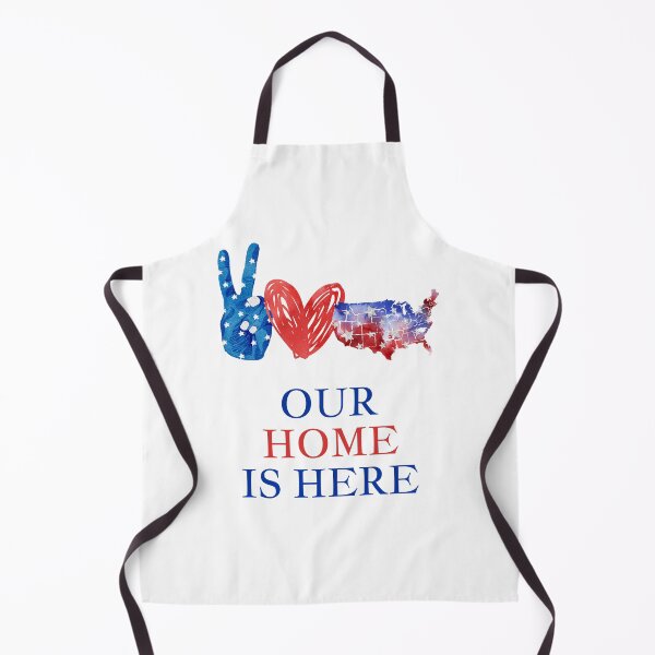 Item preview, Our home is here - Peace Love USA designed and sold by FRAZAstore.