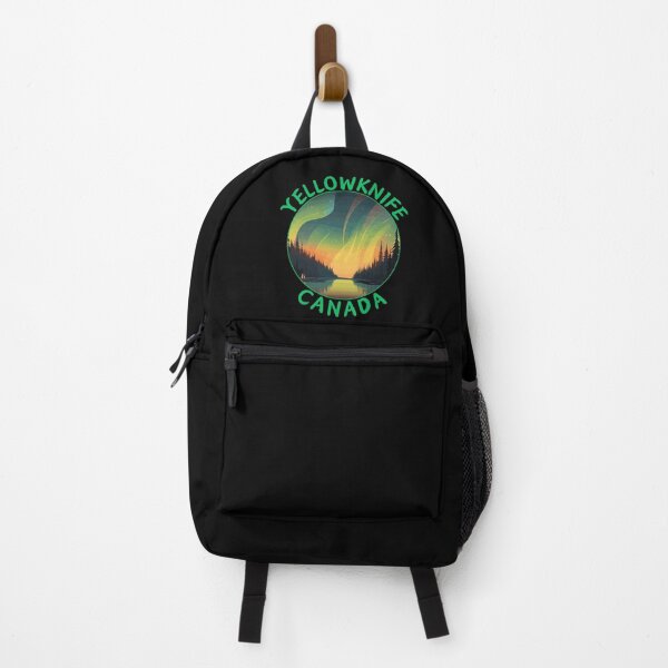 Item preview, Yellowknife in Northwest Territories Canada Retro Travel Art Badge designed and sold by MaateoDesign.
