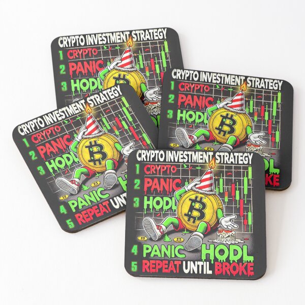Item preview, Crypto Exit Strategy: Hold and Go Broke designed and sold by RK - Shop.