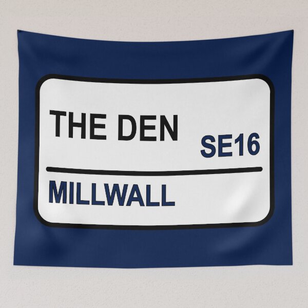 Item preview, The Den Stadium Football Sign designed and sold by BlockyB.