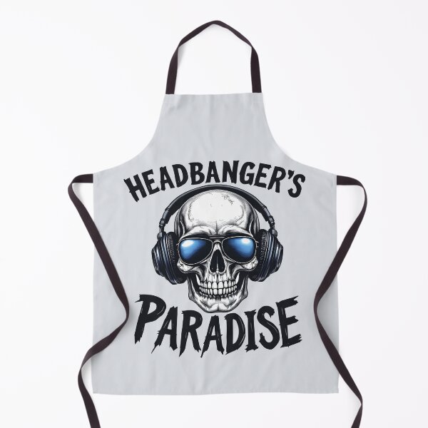 Item preview, Headbanger’s Paradise: Skull With Headphones designed and sold by Jollys-ArtShop.