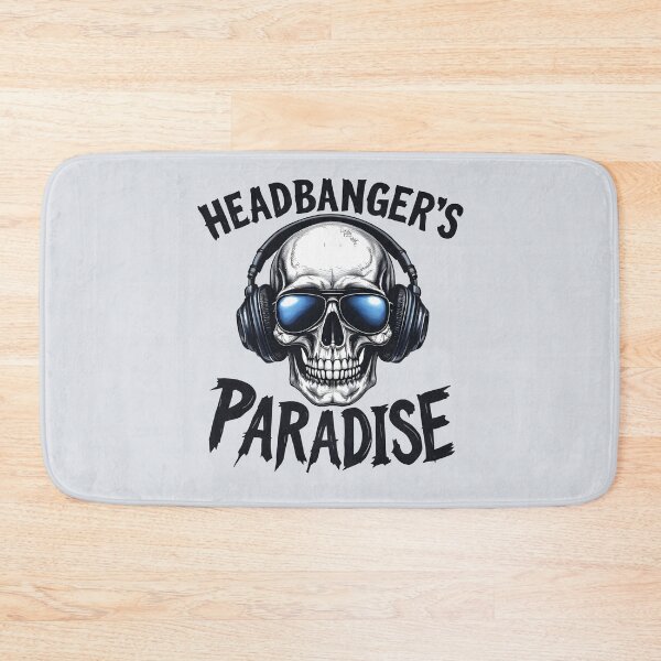 Item preview, Headbanger’s Paradise: Skull With Headphones  designed and sold by Jollys-ArtShop.