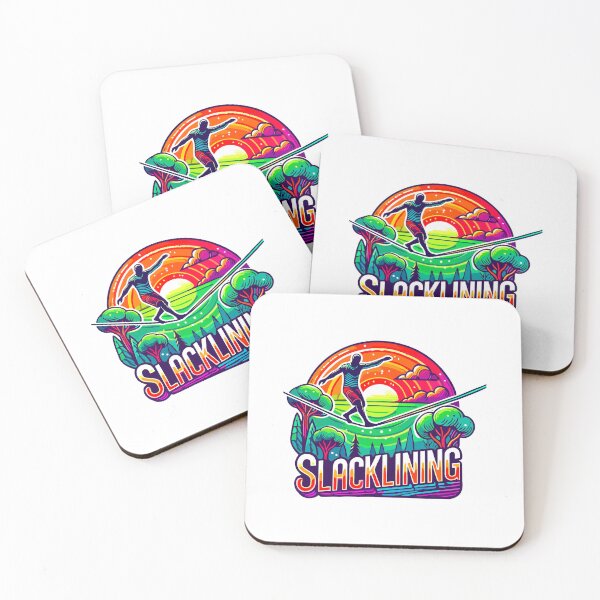 Item preview, Vibrant Slacklining Adventure designed and sold by Akioos.